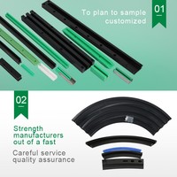 Guide de chaîne usiné par CNC, rouleau de guidage en plastique nylon UHMW-PE, rail de guidage linéaire