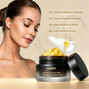 Crema Facial Luxfume de Marca Privada con Vitamina C en Perlas Doradas y Niacinamida, Textura en <span class=keywords><strong>Gel</strong></span> Iluminadora e Hidratante, Mejora la <span class=keywords><strong>Piel</strong></span> Áspera - Product Image 5