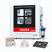 Máquina de Grabado CNC de Escritorio YD250S de 4 Ejes de Alta Precisión para Grabado 3D, Apta para Tiendas, Hogares, Fábricas y Escuelas