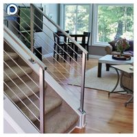 Système de balustrade de balcon et d'escalier en aluminium PRIMA avec câble pour projets commerciaux et résidentiels