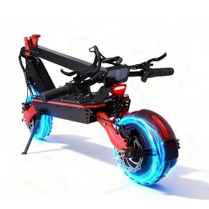 Nouvelle trottinette électrique pliable 3300W*2, vitesse maximale de 85 km/<span class=keywords><strong>h</strong></span>, batterie au lithium 27AH pour les déplacements urbains et hors route pour adultes - Product Image 5