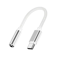Applicable pour la puce de décodage numérique Apple pour la lecture de musique et les appels. Câble adaptateur audio Type-C vers 3,5 mm.