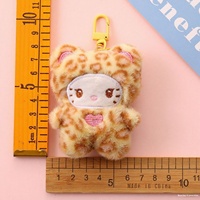 Cartoon Cat Plush Doll DIY Creative Gift Pen Bag Decoration Shoes Hats Accessories Ornaments Keychain Plush Toy for Claw Machine