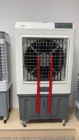 Refroidisseur d'air évaporatif industriel portable de grande capacité 120L, 3 vitesses, électrique, vent puissant, économie d'énergie, atelier, garage