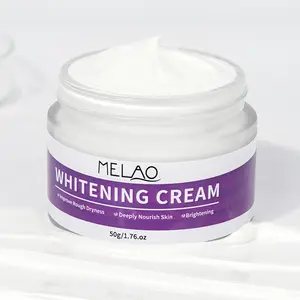 OEM MELAO Custom Face Whitening Cream In Saudi Arabia Soothing Hydrating Bleaching Cream Beauty Products For Women