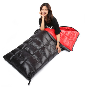 Saco <span class=keywords><strong>de</strong></span> <span class=keywords><strong>Dormir</strong></span> Doble Cuadrado para Adultos, Ultraligero, Tipo Sobre, <span class=keywords><strong>de</strong></span> Nailon 400T, para Camping, Descanso, Abrigado - Product Image 2