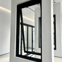 Fenêtre fixe en verre insonorisé australien à double sécurité, cadre en aluminium, vitrage multicouche, certifiée Energy Star, coupe-vent pour la maison