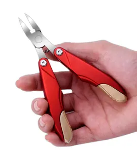 新设计专业修指甲工具不锈钢指甲锉指甲刀3合成1多功能角质层测角器