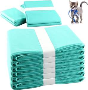 Bolsas de recambio de plástico para arena de gatos, adecuadas para cubos de arena para gatos, varios colores, gruesas y duraderas - Product Image 1