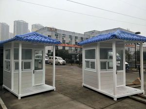 Modern Sandwich Panel Guard House Rectangle Waterproof Sentry <b>Box</b> Outdoor <b>Security</b> Station Prefab Structure - Product Image 2