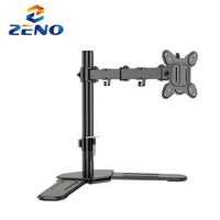 Support de moniteur de bureau, bras simple pour écran VESA, support de moniteur pour écrans de 15 à 32 pouces, 360° °   Rotation Zeno MT621