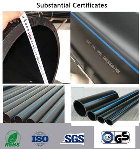 Tuyau de <span class=keywords><strong>gaz</strong></span> naturel souterrain haute pression PE100 HDPE 100% vierge 50-400mm SDR11, <span class=keywords><strong>noir</strong></span> avec bande bleue, Eco <span class=keywords><strong>Tube</strong></span> - Product Image 6