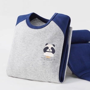 Ensemble de pyjamas longs en coton pour garçons 100% coton pour adolescents Pyjamas chauds pour bébés <span class=keywords><strong>Panda</strong></span> Printing Home Clothes - Product Image 1