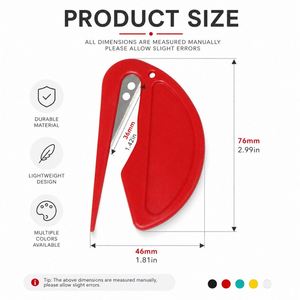 Ouvre-lettre personnalisé avec logo, ouvre-enveloppe, couteau à papier en plastique, ouvre-boîte, ouvre-paquette, cadeaux pour clients - Product Image 2