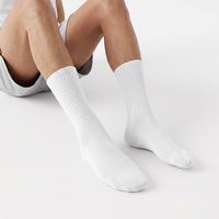 Ensemble de chaussettes en tricot côtelé personnalisées, coffret cadeau, coton de qualité supérieure, ajustement confortable, emballage de chaussettes, chaussettes décontractées, OEM ODM