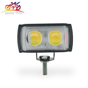 Led Đèn pha <span class=keywords><strong>12V</strong></span> LED chip Spotlight Sương Mù Ánh sáng IP67 5 Wát màu vàng hổ phách màu sắc cho xe máy lái xe vật liệu nhôm - Product Image 2