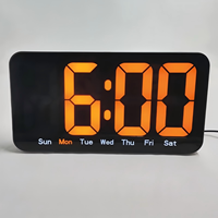 Anpassbarer Ewiger Kalender Desktop Multifunktionale Digitale Temperatur-Wanduhr Wecker Einfache Elektronische LED-Uhr