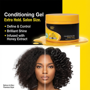 Cire coiffante populaire au miel pour tresses et torsades, tenue forte toute la journée, anti-frisottis, hypoallergénique, unisexe, pour tous types de cheveux - Product Image 2