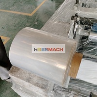 Plieuse et rembobineuse automatique de films plastiques pour pet opp bopp