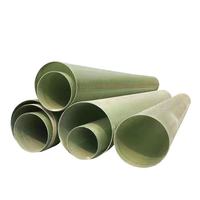 Tuyau en fibre de verre FRP/GRP résistant à la chaleur, liste de prix des tuyaux GRP, tuyaux GRP de 2 pouces avec filetage
