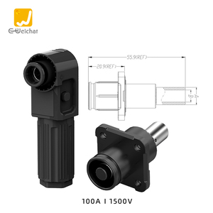 ขั้วแบตเตอรี่ EW-100A สำหรับอุตสาหกรรมพลังงาน DC ขั้วต่อกระแสไฟขนาดใหญ่ขั้วต่อเก็บพลังงาน IP67 - Product Image 2