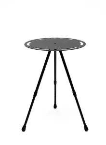 طاولة خارجية تكتيكية قابلة للطي من سبائك الألومنيوم الفاخرة عالية الجودة، طاولة دائرية للتخييم والشاطئ بتصميم عصري