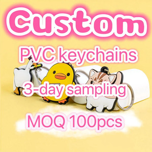 Thiết kế móc khóa tùy chỉnh của riêng bạn Nhẫn quyến rũ chúng tôi sử dụng PVC mềm để mang thiết kế logo 2D của bạn đến giá nhà máy trực tiếp - Product Image 6