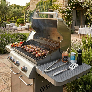 Tapis de séchage de vaisselle en silicone avec logo personnalisé, pliable, pour animaux de compagnie, avec rebord surélevé, pour machine à café et cuisine - Product Image 3