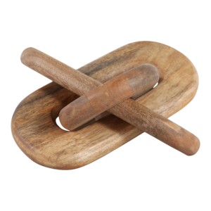 Scultura astratta in legno per decorazione di casa, ufficio, libreria, ornamento artistico - Product Image 5