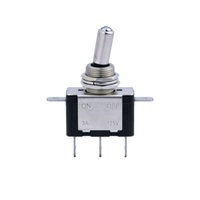 Interruptor de Palanca de 4 Pines 15A ON/OFF, 6A 250V, IP14, Conexión Sólida 3P, Funcionamiento Preciso para Dispositivos Generales