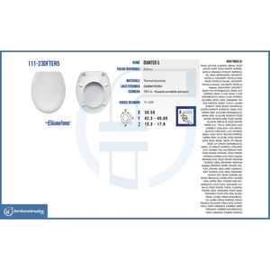 Dianter 5 Sedile WC in Cotone Termoindurente Bianco Morbido e Assorbente per Viaggi - Product Image 3