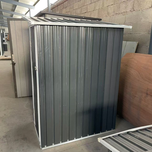 Caja de <span class=keywords><strong>Almacenamiento</strong></span> <span class=keywords><strong>Exterior</strong></span> Personalizable de 5x3 Pies, Cobertizo de Jardín, Unidad de <span class=keywords><strong>Almacenamiento</strong></span> de Metal Galvanizado, Impermeable, Cobertizo para Herramientas - Product Image 3