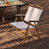 Ensemble table pliante et chaise Kermit en tissu Oxford pour le camping en plein air - Meubles de plage portables pour barbecue