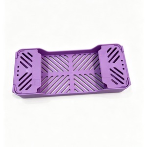 Caja de esterilización a alta temperatura específica para uso dental (135 grados Celsius), caja organizadora para 5 instrumentos con soporte, diseño abierto - Product Image 1