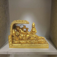 Éléphant indien dieu Murti décor figurine en résine peinte à la main pour mariage maison Mandir & Pooja article décor de salle de yoga; pour Diwali