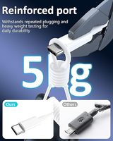 Cable USB Tipo C Corto de 0.25m (25cm) a Precio de Fábrica, Cable de Carga Rápida de Datos USB a C para Teléfono Inteligente, Tableta y Banco de Energía
