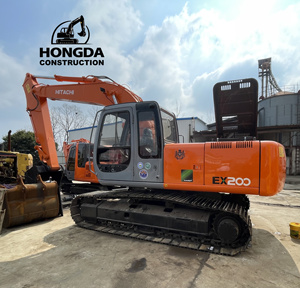 รถขุด HITACHI มือสอง Zx200ขุด HITACHI เครื่องจักรก่อสร้าง zx200-5 20T อุปกรณ์ดั้งเดิม - Product Image 1