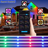 Fuente de Luz Puntual RGB WS2811 de 30 mm con Gema, DC24V IP68, Iluminación Exterior Permanente para Fachadas de Edificios, ¡Gran Oferta!