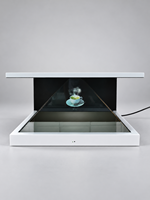 Vitrine holographique 3D à imagerie réfléchissante pour comptoirs de cosmétiques et présentoirs de produits en showroom de marques