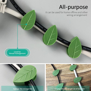 Clip mural auto-adhésif <span class=keywords><strong>pour</strong></span> plantes grimpantes, fixation <span class=keywords><strong>pour</strong></span> feuilles, rotin et lianes, boucle de maintien, crochet de traction, clips de jardin - Product Image 5