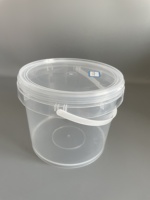 Seau de récipient en plastique Transparent 3l réutilisable pour capsules de café de Style différent