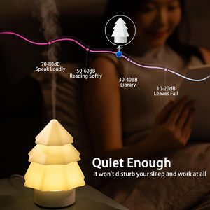 Christmas Tree Aroma <b>Diffuser</b> with 7 Color LED Light USB Essential <b>Oil</b> <b>Diffuser</b> Desktop Humidifier - Product Image 4