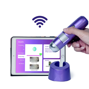 顕微鏡WiFi接続ワイヤレスIOSおよびAndroid毛卵胞検出器および毛分析スキャナーマシン - Product Image 6