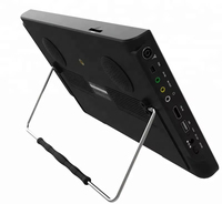 Televisor pequeño de 14 pulgadas con carga Led, monitor portátil, Tv digital Atsc Isdb, Tv digital de 2000