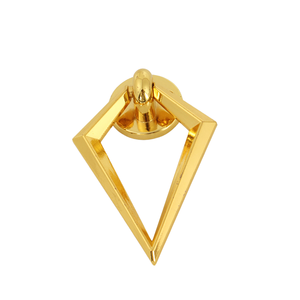 Bouton de poignée d'anneau de diamant d'alliage de zinc moderne personnalisé anneau de poignée de porte de tiroir d'armoire de cuisine monotrou simple - Product Image 2