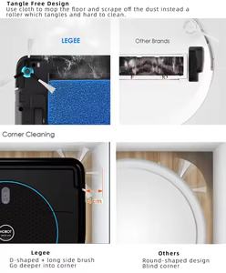 HOBOT LEGEE 688, aplicación <span class=keywords><strong>de</strong></span> teléfono inteligente, aspiradora robótica húmeda y seca, Robot para fregar, barrido con tanque <span class=keywords><strong>de</strong></span> agua <span class=keywords><strong>de</strong></span> carga automática Lidar - Product Image 4