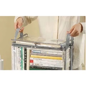 Muestra Gratuita: Bolsa Plegable Personalizada de Grado Profesional con Diseño de Asa, Caja Transparente Graduada para Almacenamiento de Cómics con Cremallera - Product Image 5