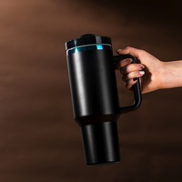 Termos Cup lapis Ion es, 40oz warna ajaib baru 304 Stainless Steel cangkir mobil dengan cetak yang dapat disesuaikan