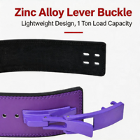 Ceinture de musculation en cuir de 10 mm d'épaisseur, accessoires de gym, ceinture d'entraînement en cuir pour la musculation