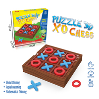 Jeu de société classique pour enfants, Marbile Solitaire, exercice de réflexion logique, Tic-Tac-Toe, Klotski, jouet de société